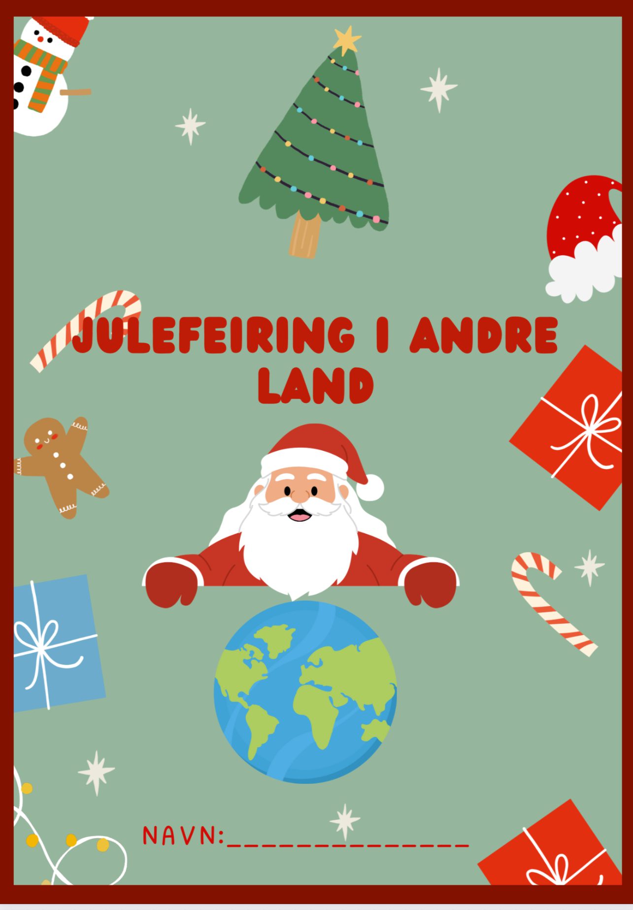 Julefeiring i andre land - Arbeidshefte
