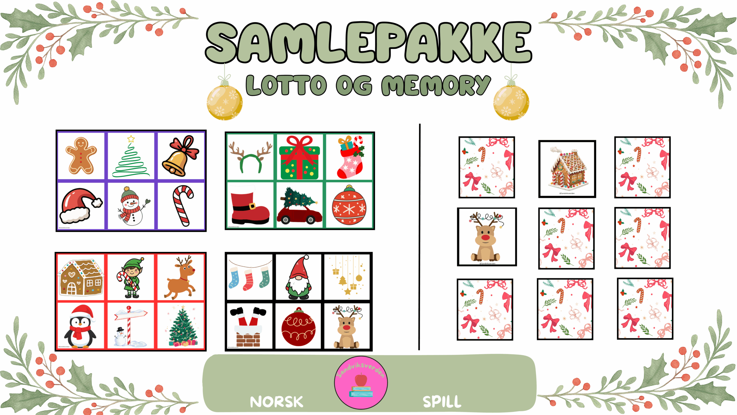 SAMLEPAKKE-LOTTO/MEMORY