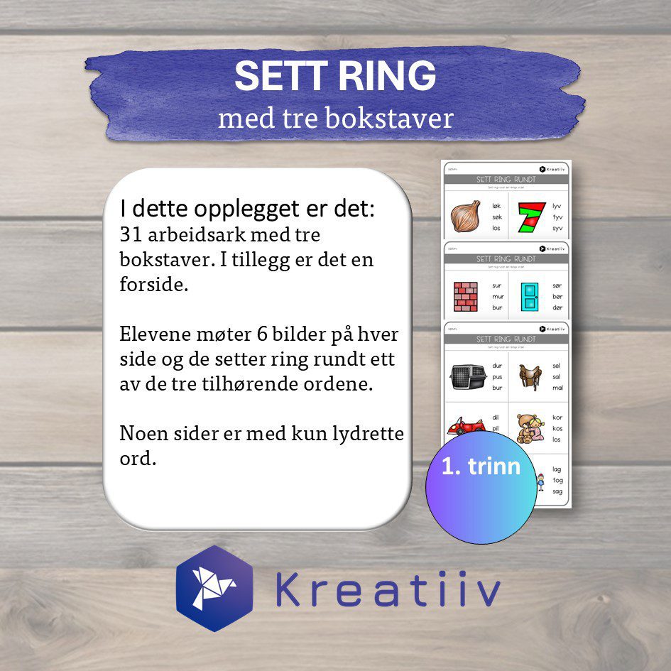 Sett ring - tre bokstaver - Bilde 2