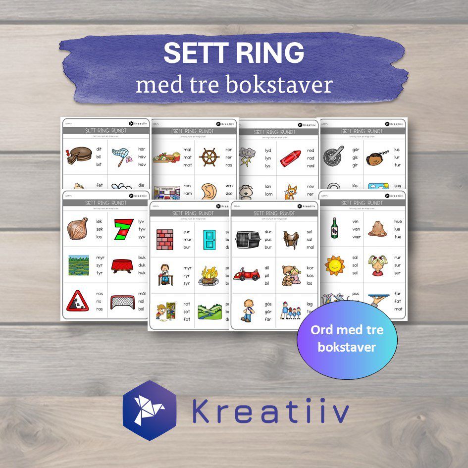 Sett ring - tre bokstaver - Bilde 3