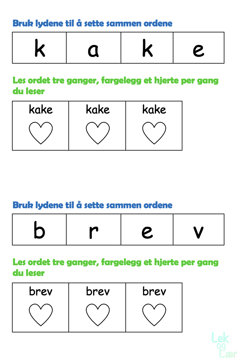 ABC Vi leser: 3-, 4- og 5-lydsord - Bilde 2