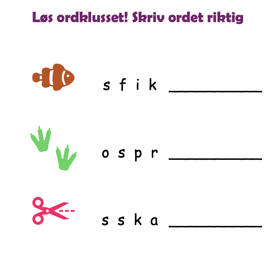 ABC Vi leser: 3-, 4- og 5-lydsord - Bilde 3