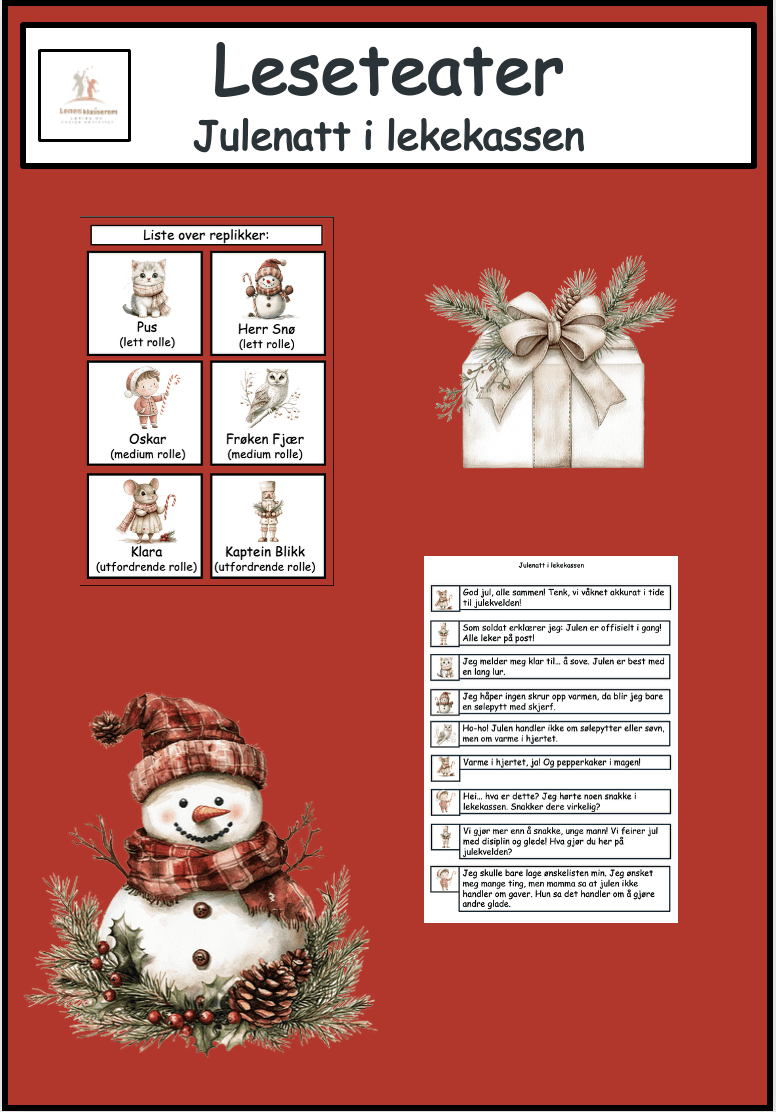 Leseteater- Julenatt i lekekassen