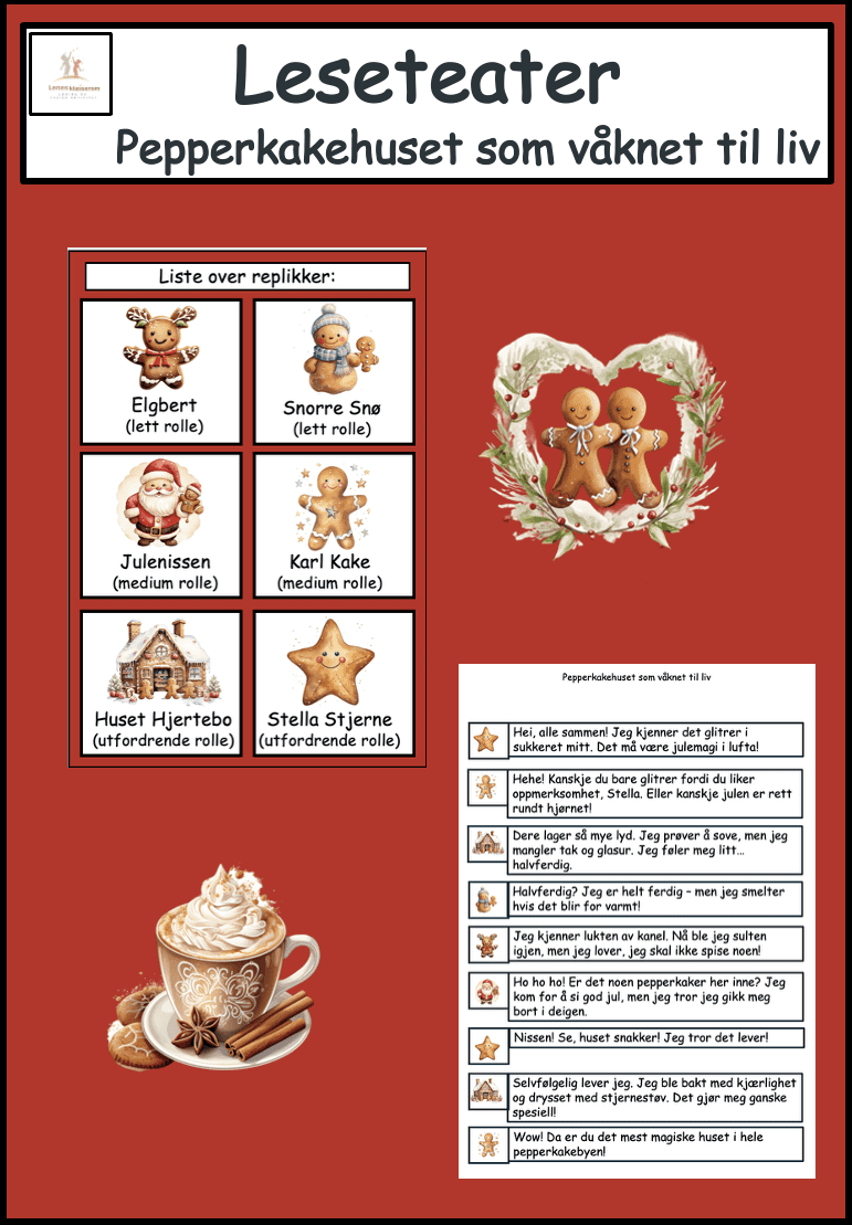 Leseteater- Pepperkakehuset som våknet til liv