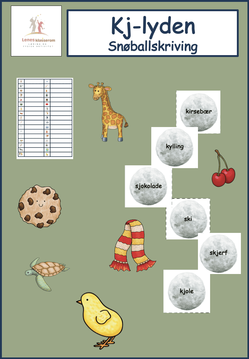 Kj-lyden- Snøballskriving