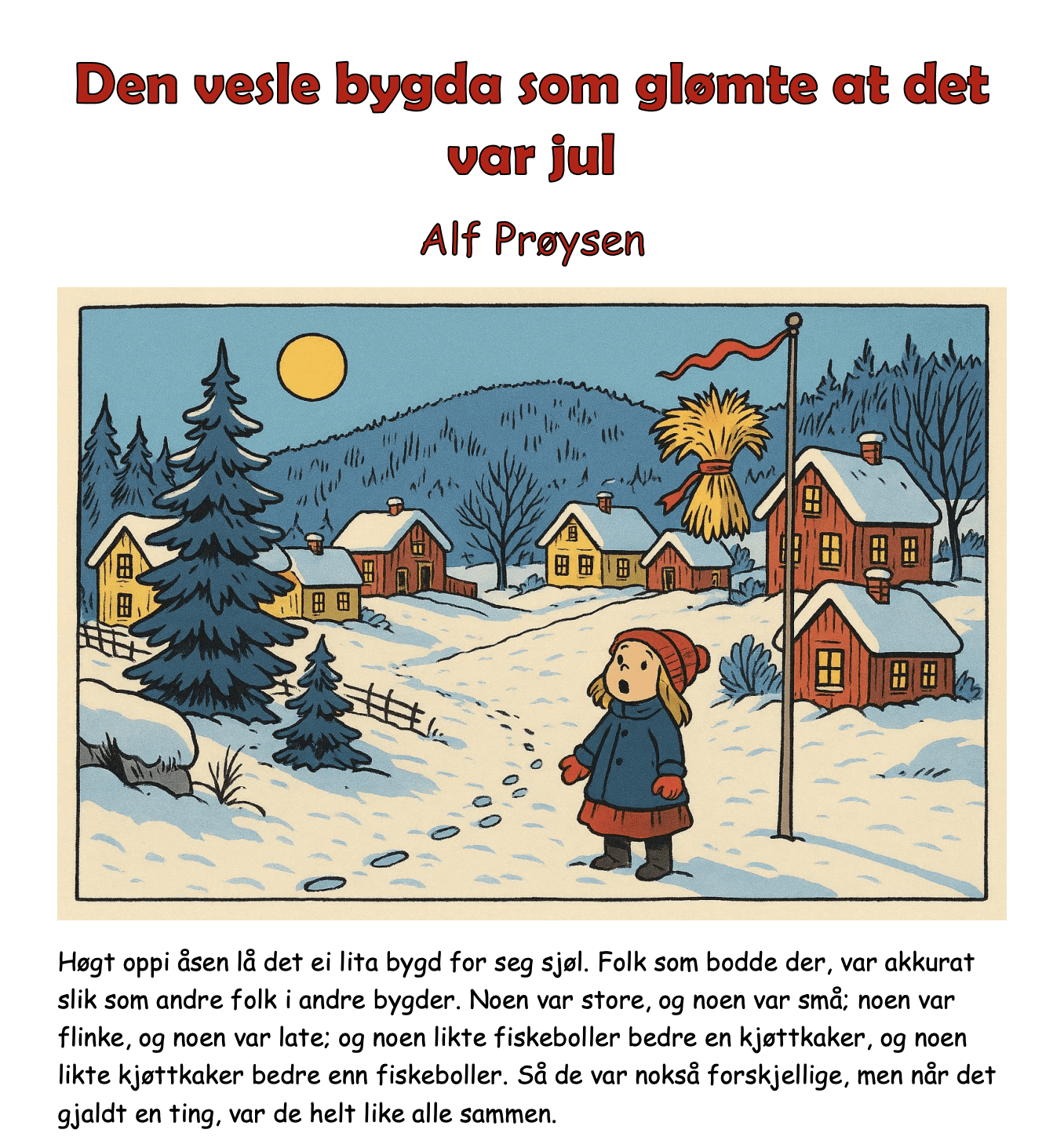 Julefortelling – Den vesle bygda som glemte at det var jul - Bilde 2