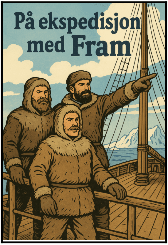 På ekspedisjon med Fram - BM - to tekstnivåer om samme tema - passer for 3.–6. trinn eller til differensiert lesing i samme klasse