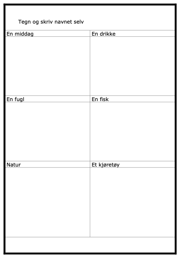 "Ord" -arbeid med under- og overbegrep - 18 sider - beprepstrening - Bilde 5