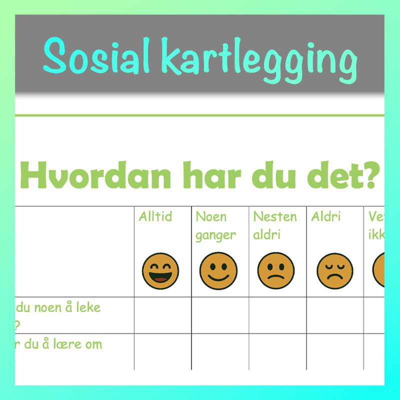 Sosial kartlegging – barnetrinnet