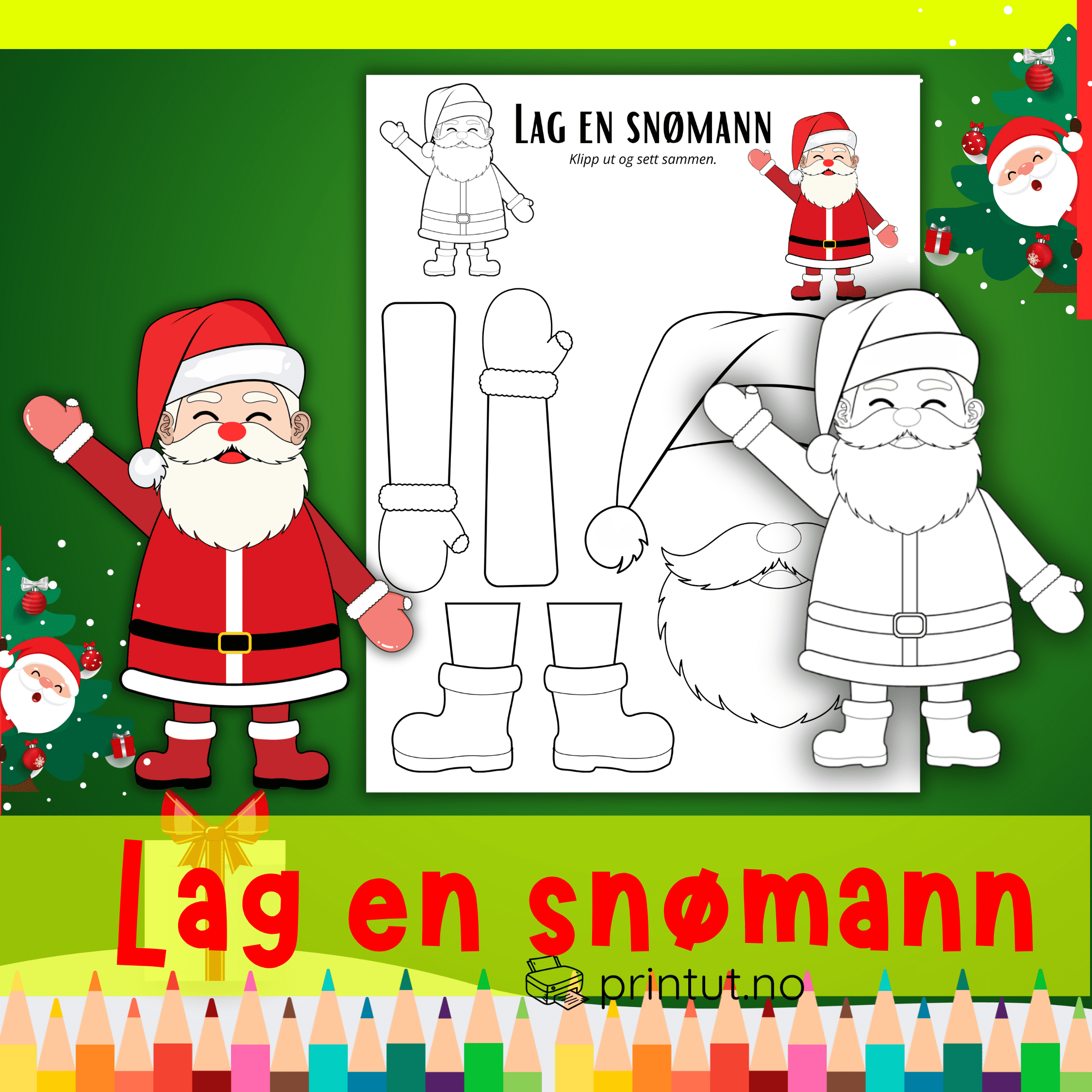 Lag en snømann