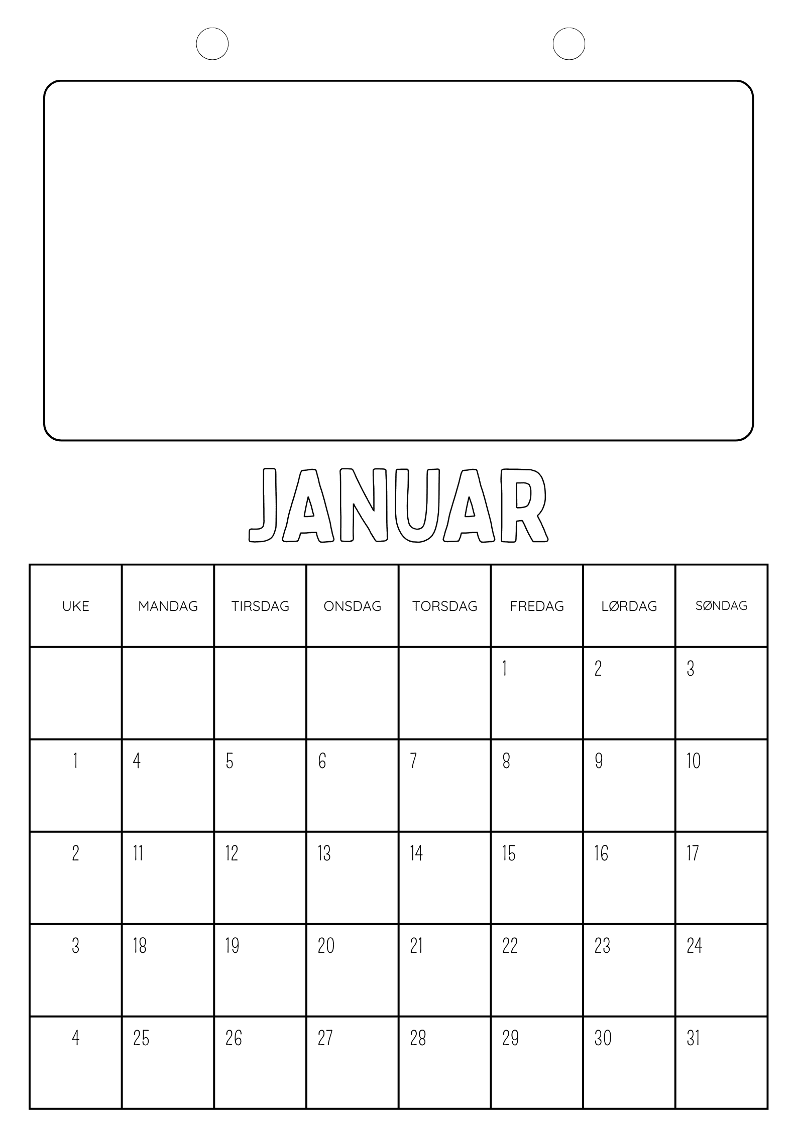 ÅRSKALENDER - Bilde 5