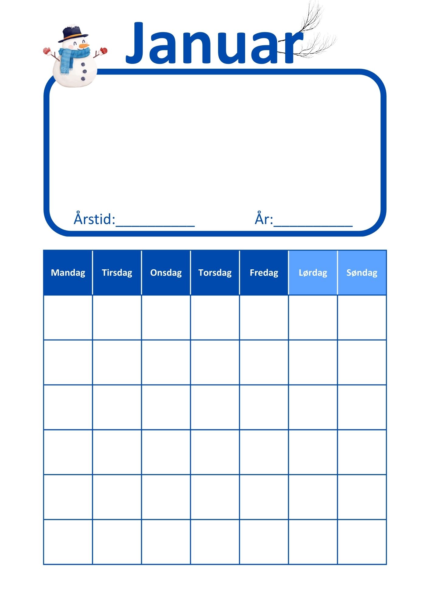 Kalender med årshjul og plakater for årstider - "evighetskalender" - Bilde 2