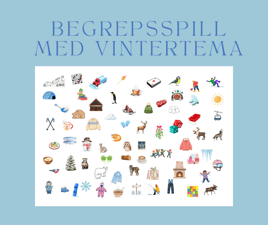 Begrepsspill med vintertema