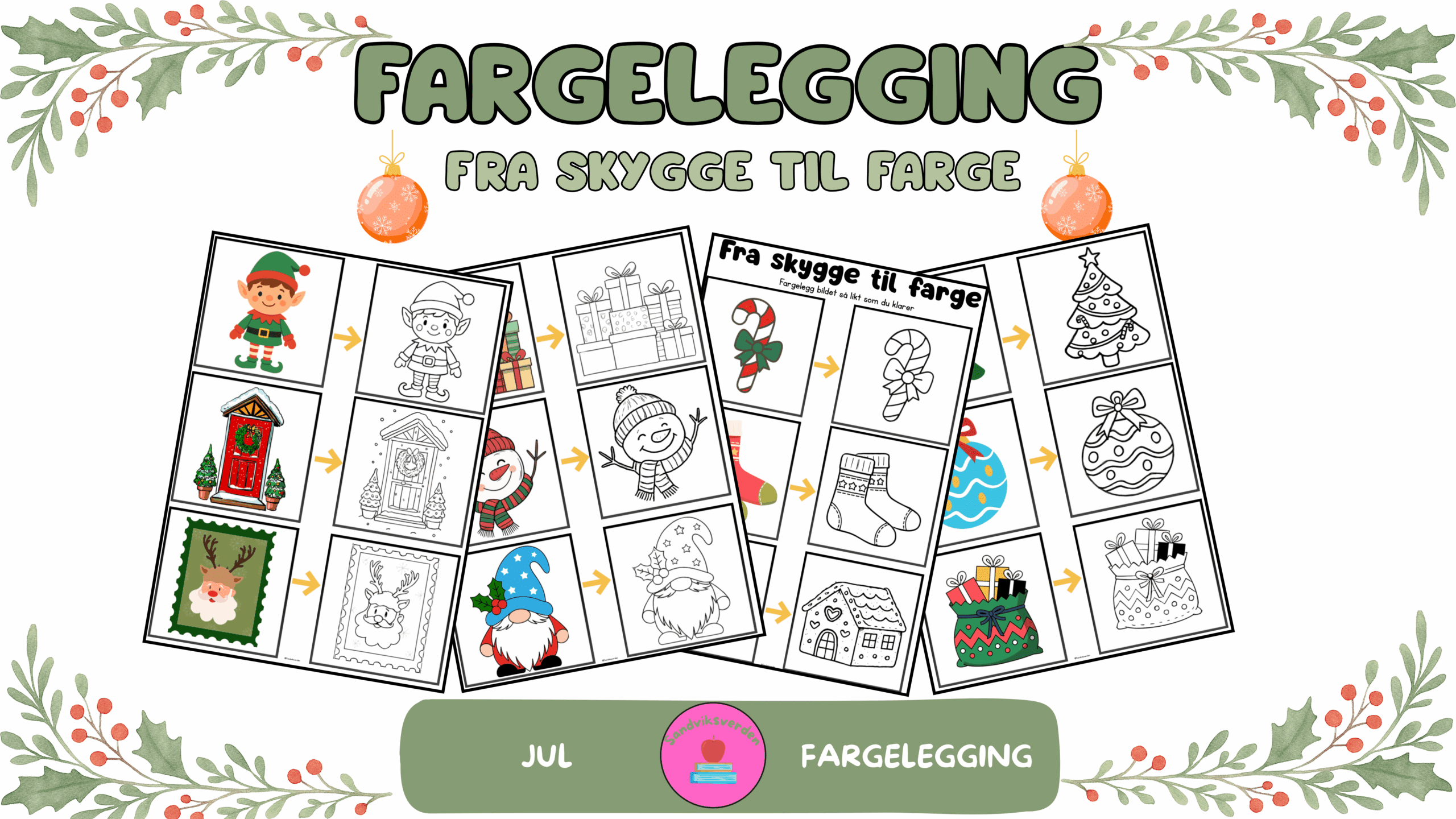 Fra skygge til farge- Jul