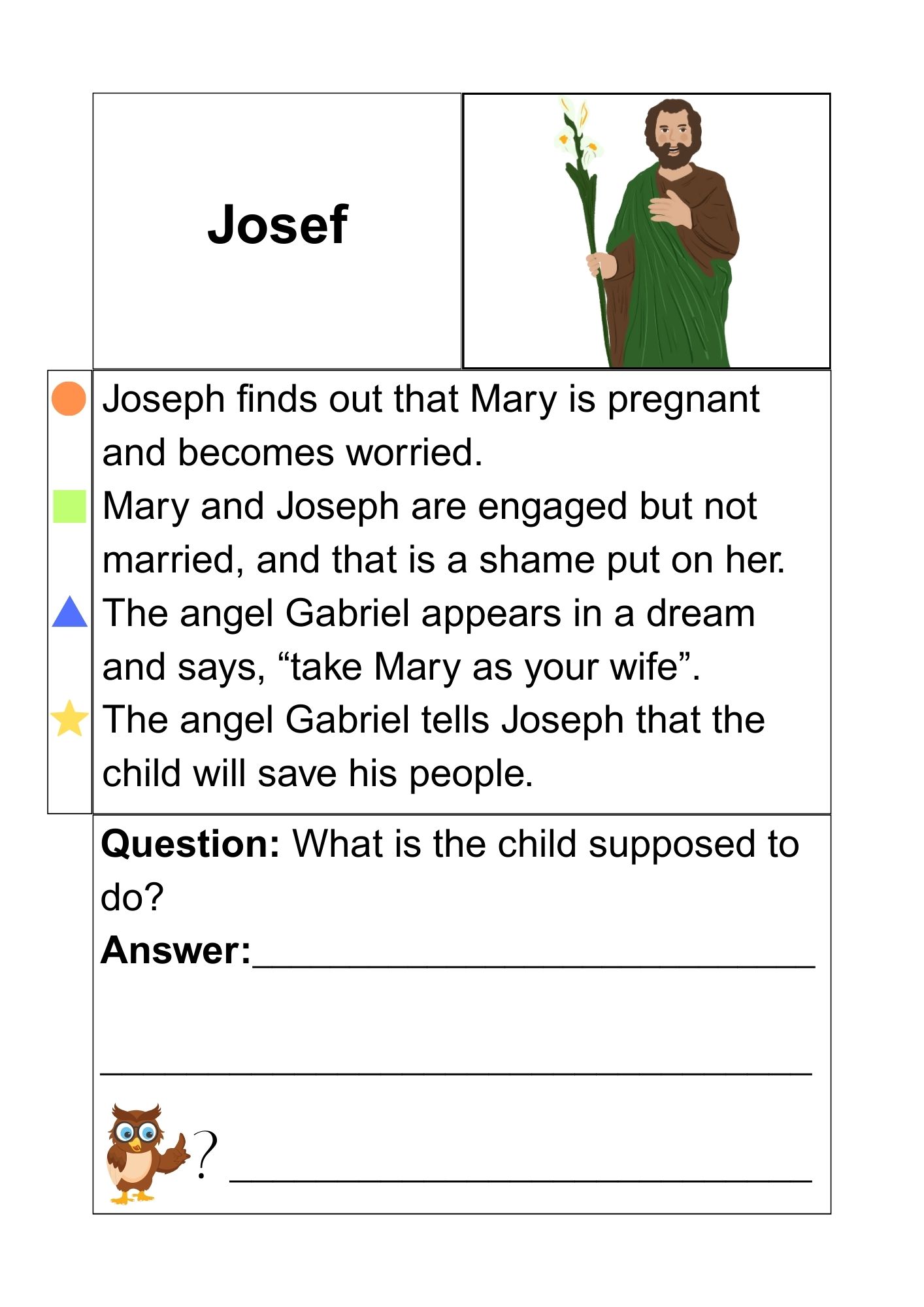 Read & answer 7 - short text assignments - The christmas gospel - Bilde 2