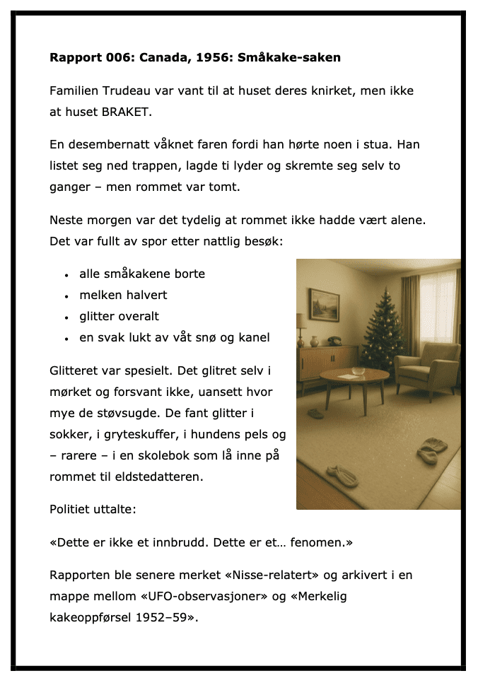 Hemmeligstemplet nisserapport - BM- 15 sider - humoristisk tekst m/oppgaver - ca 5.-7.trinn - Bilde 3