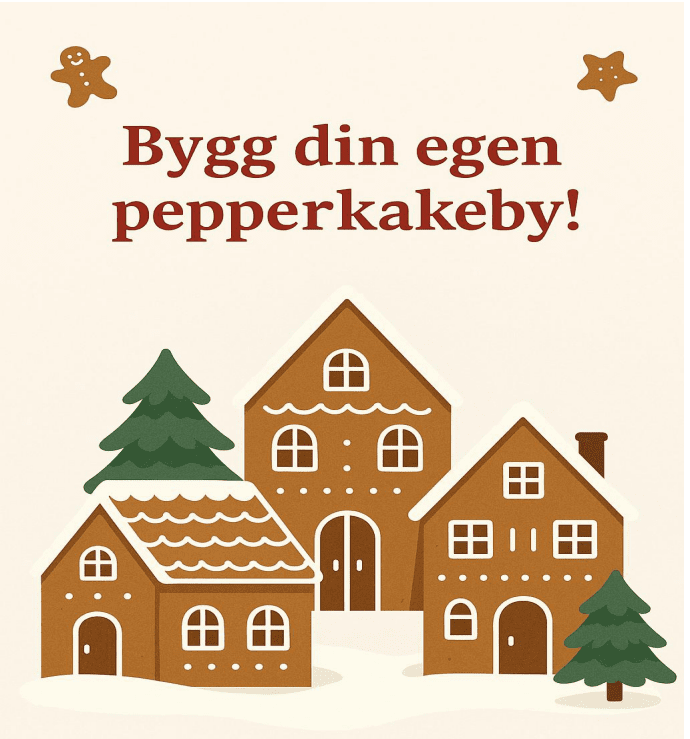 Pepperkakeby - tverrfaglig desemberprosjekt