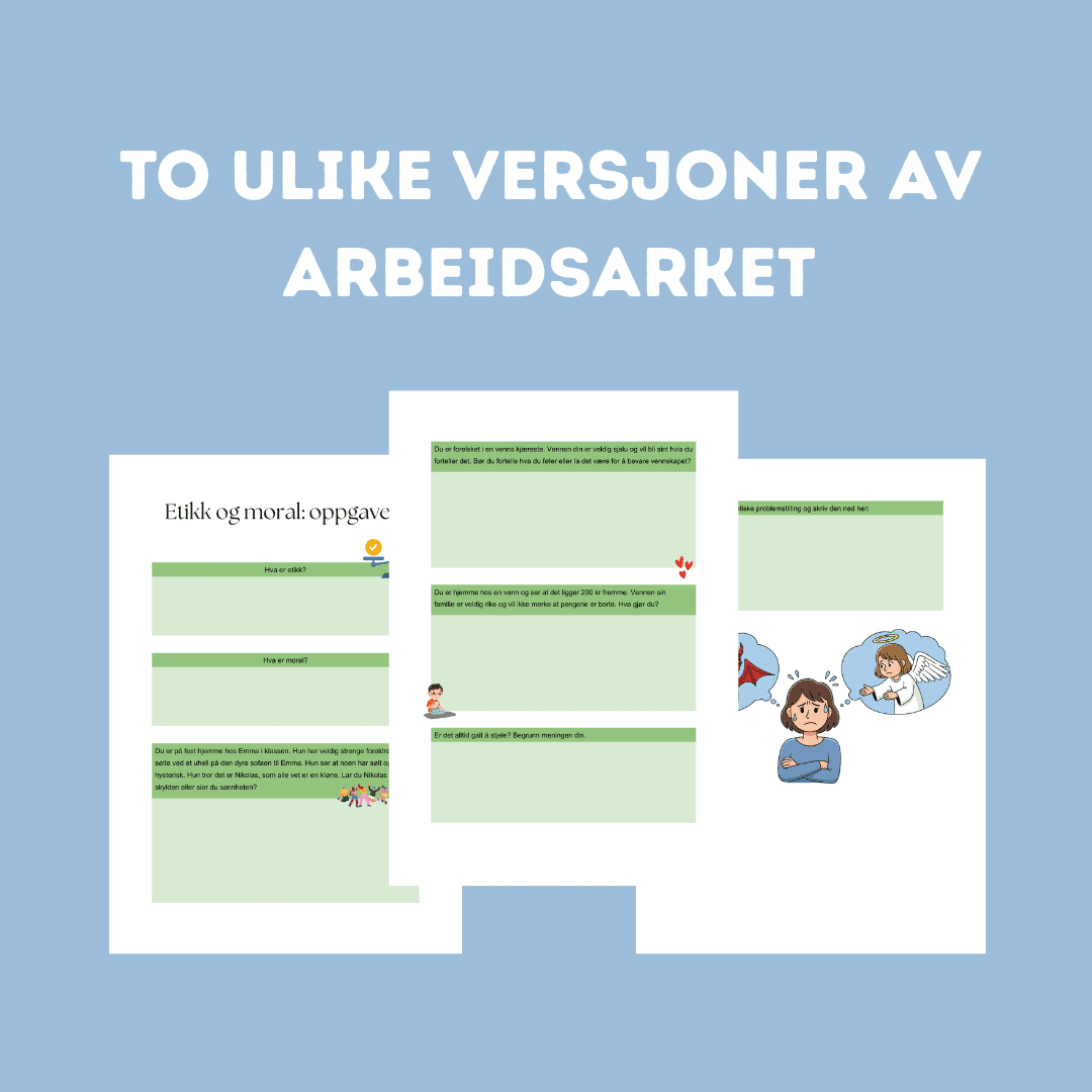 Etikk og moral (oppgaver og diskusjonskort) - Bilde 2