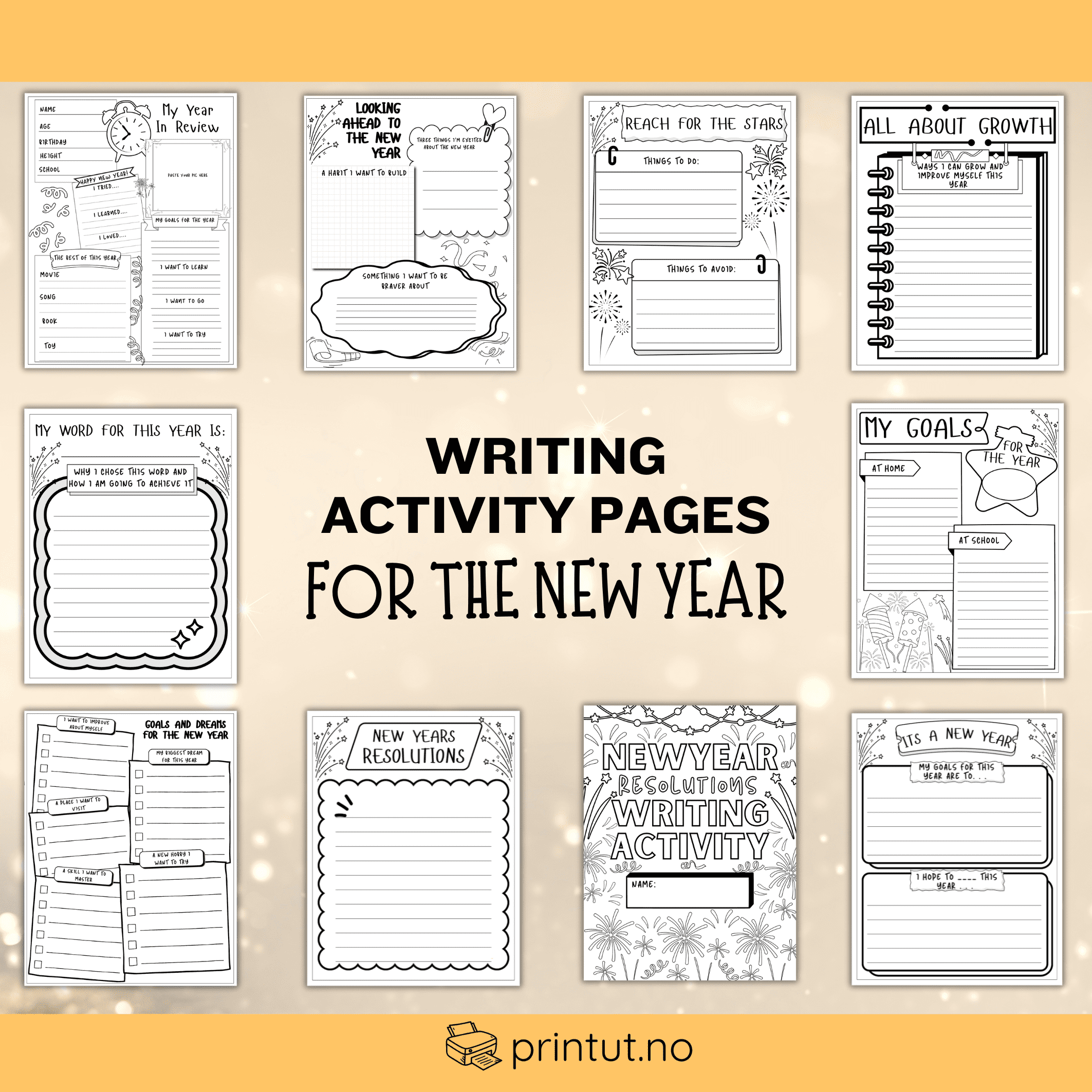 New year writing activity - Bilde 3