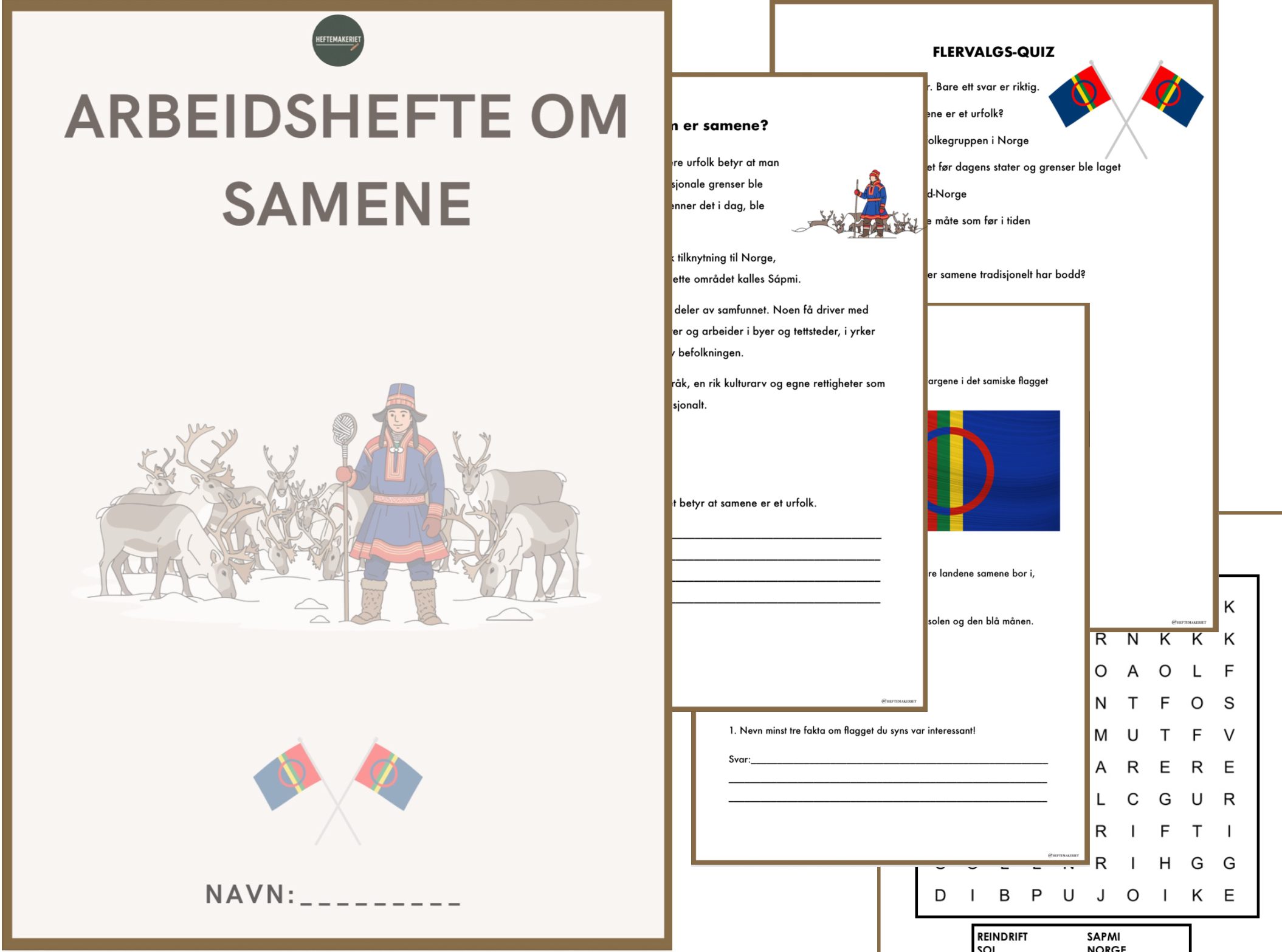 Arbeidshefte om samene