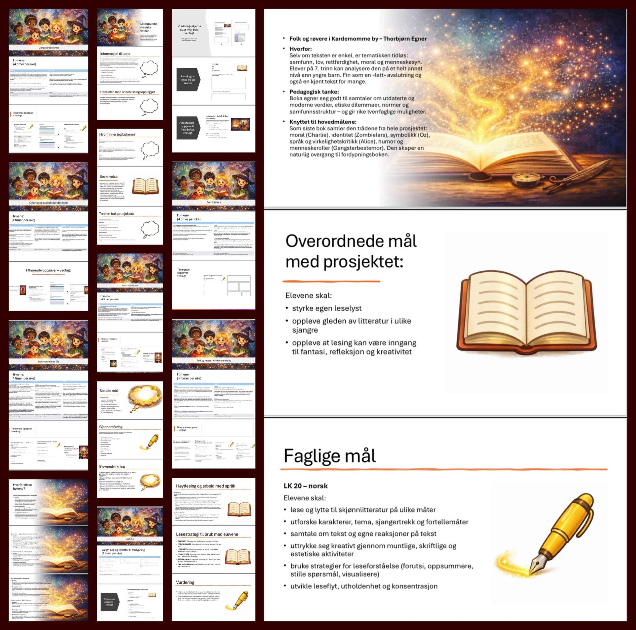 Litteraturens magiske verden - et STORT leseprosjekt