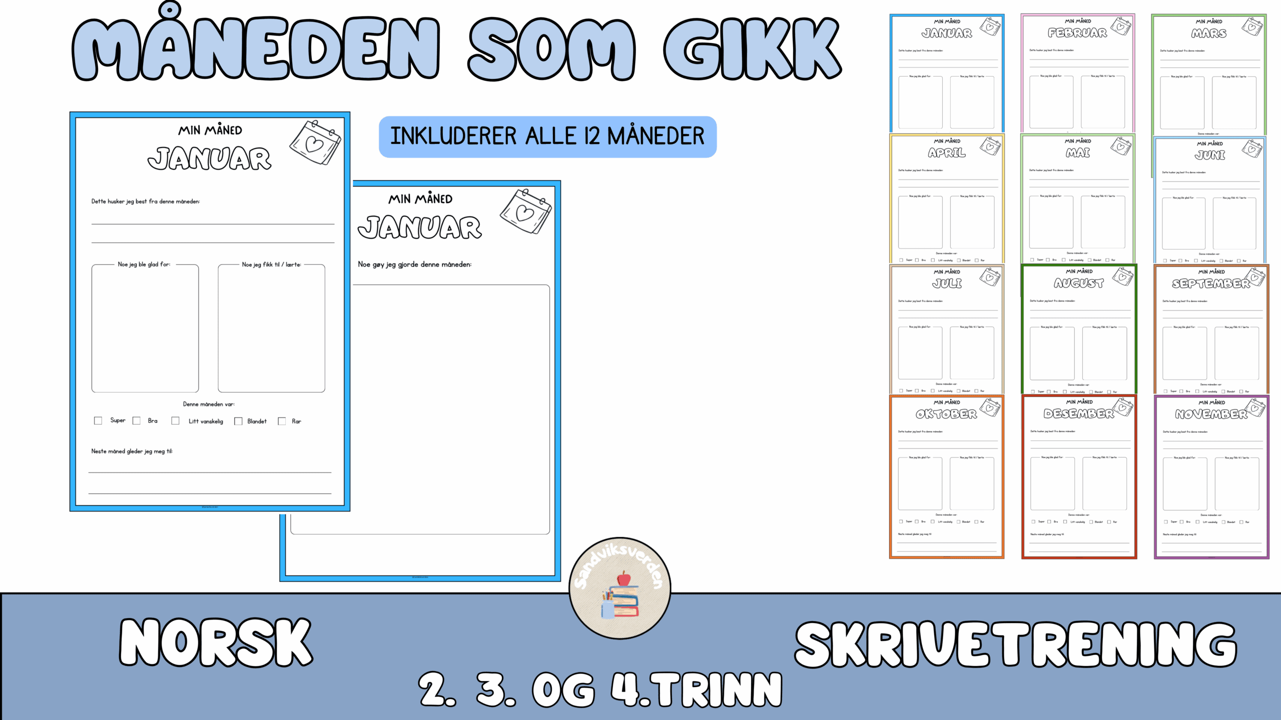 Måneden som gikk- Refleksjonshefte