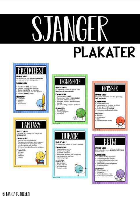 Sjanger plakater