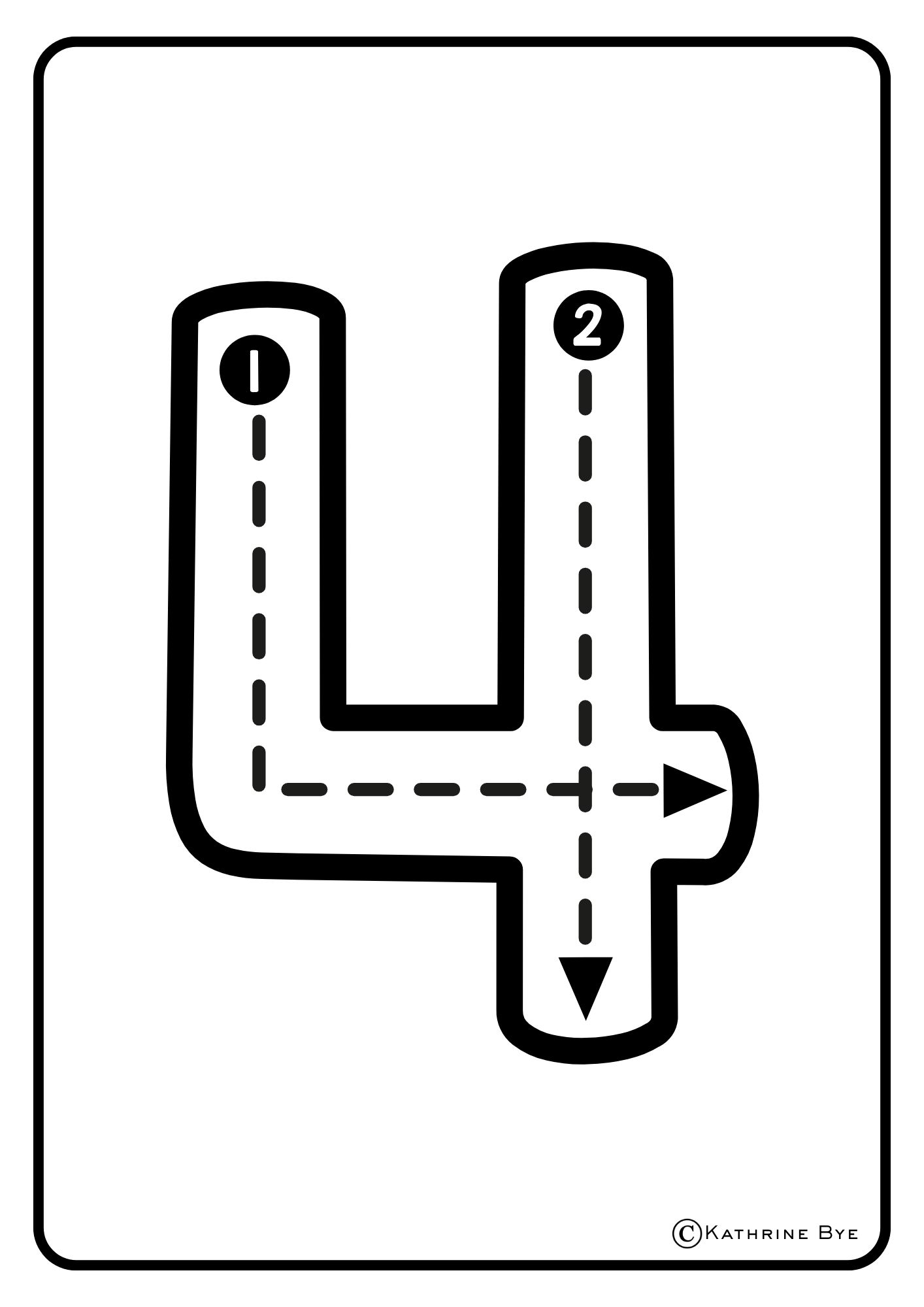 Sporingsark med siffer - 20 sporingsark i farger + 20 sporingsark i svart/hvitt - Bilde 4