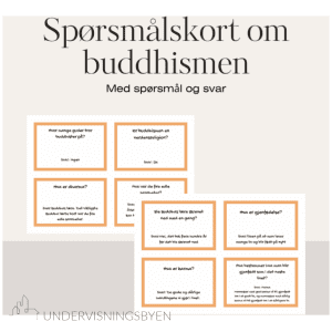 Spørsmålskort (med svar) om buddhismen
