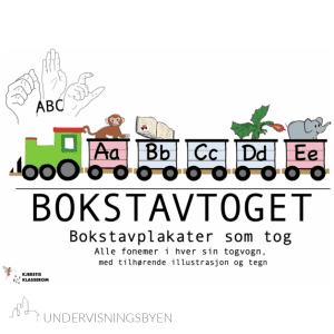 Bokstavtog - nye bokstavplakater i togform!