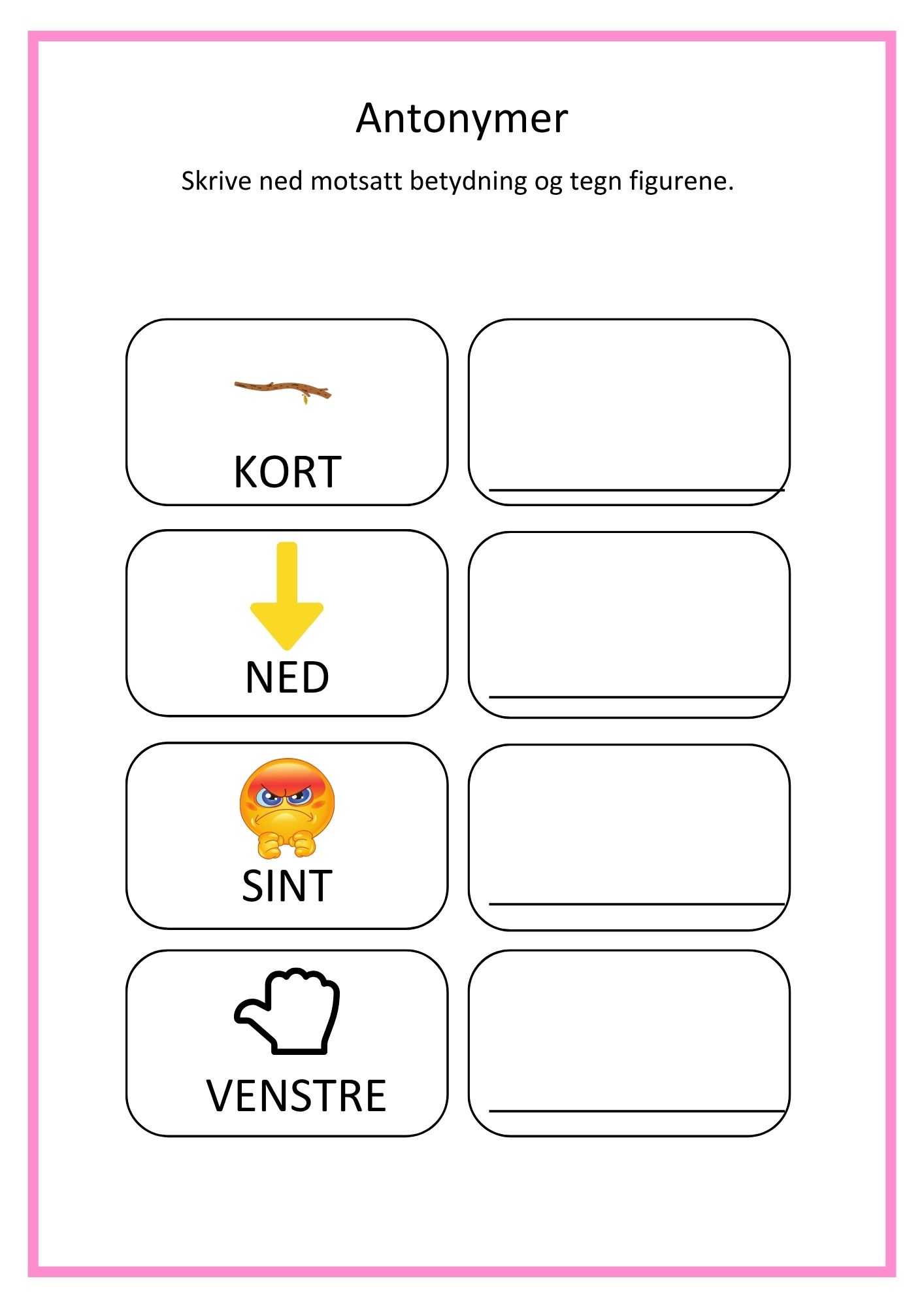 Førmatematiske begreper & forståelse - Bilde 24