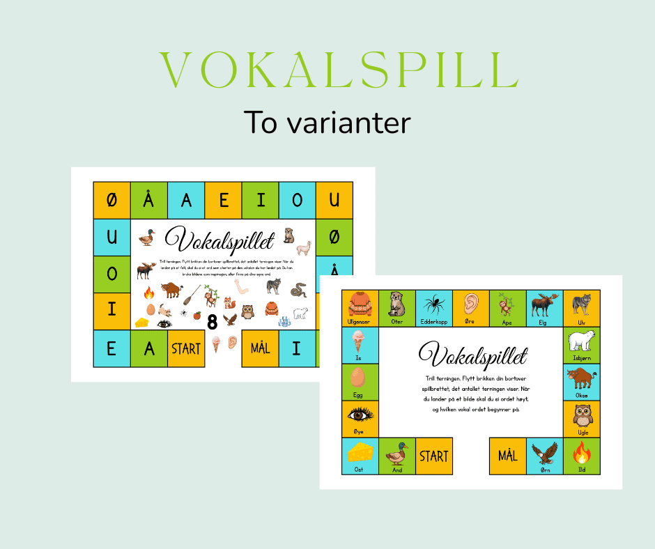 Vokalspill (to varianter)