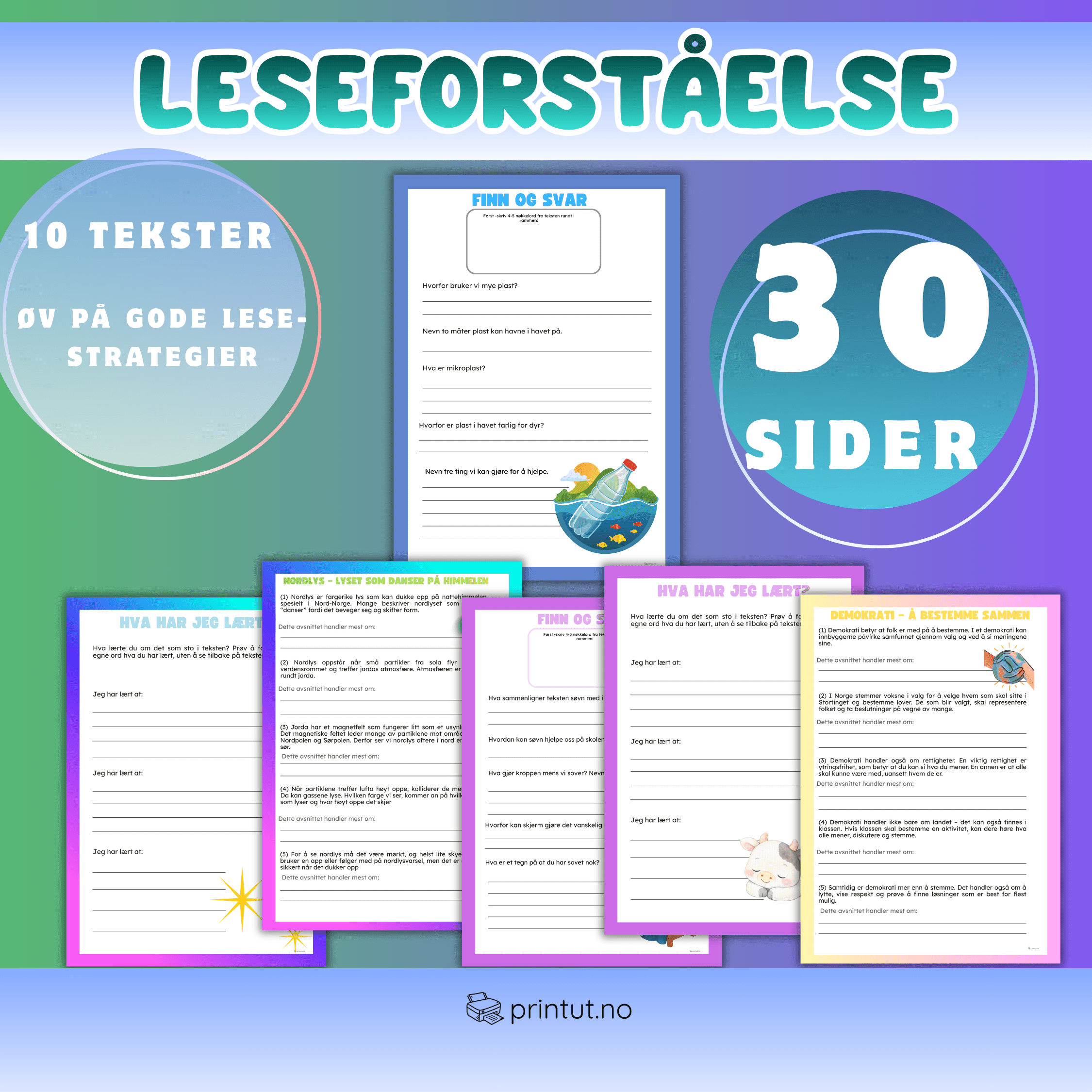 Øv på gode lesestrategier