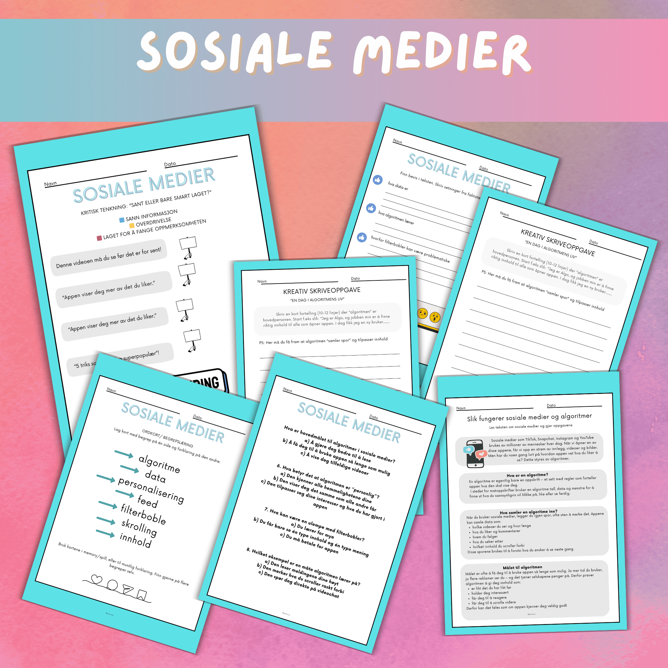 Sosiale medier og algoritmer - Bilde 2