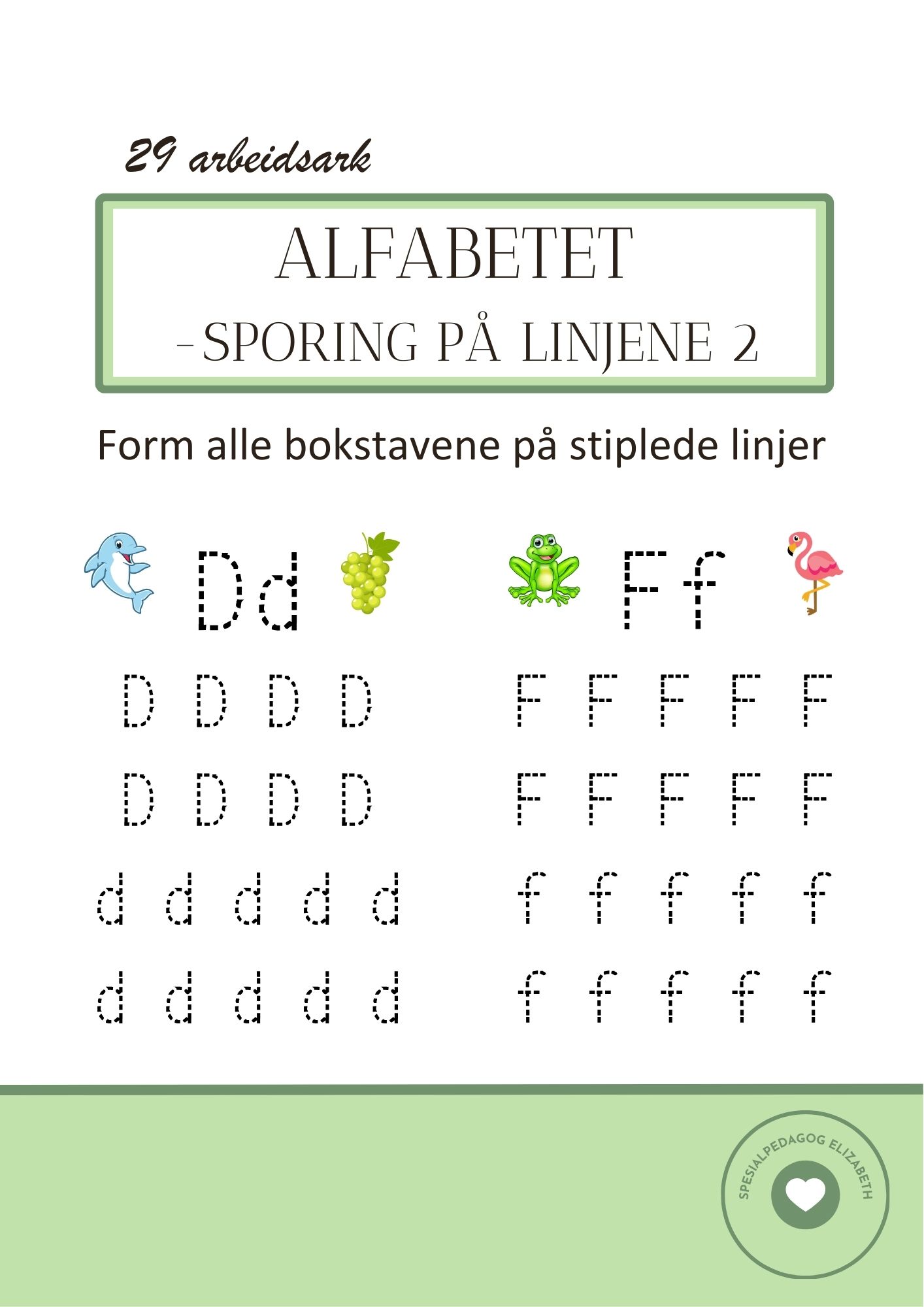 Alfabetet - sporing på linjene