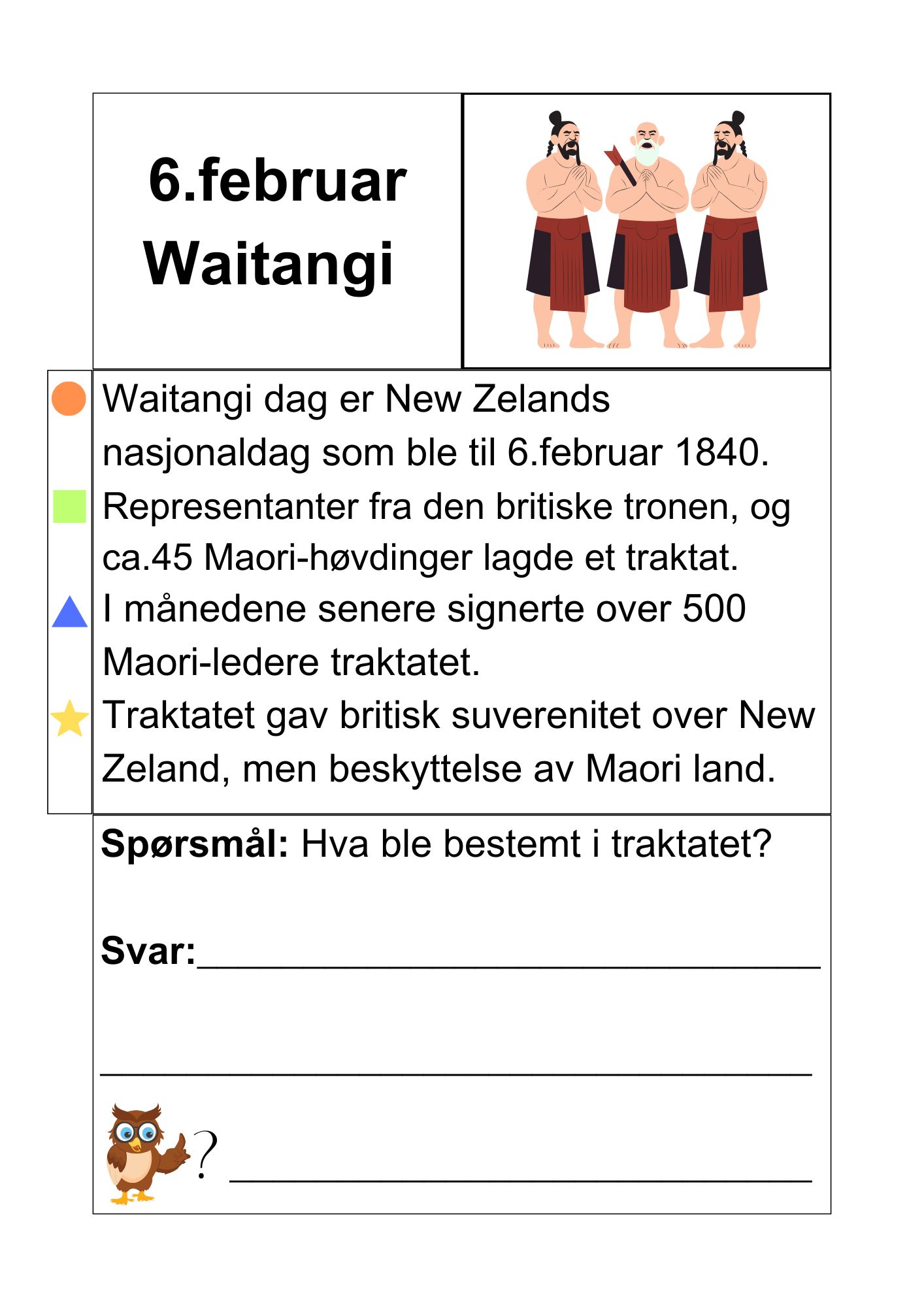 Februar måned - faktatekster om merkedager og kulturelle- og religiøse hendelser + små oppgaver - Bilde 7