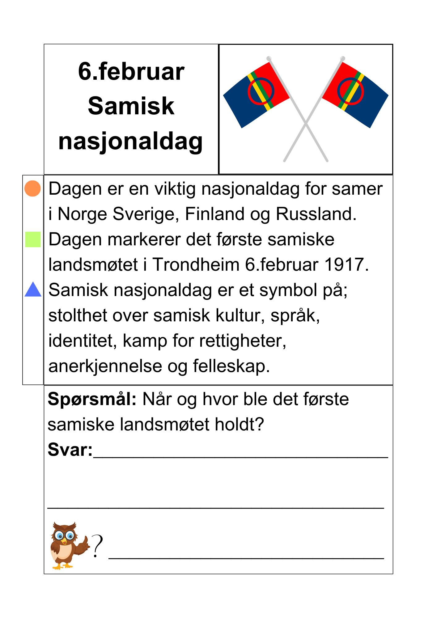 Februar måned - faktatekster om merkedager og kulturelle- og religiøse hendelser + små oppgaver - Bilde 8