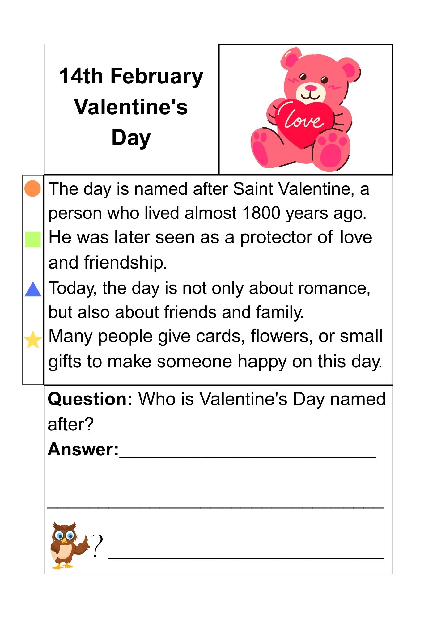 Month of february - factual texts + smal task about anniversaries and cultural and religious events - Bilde 12