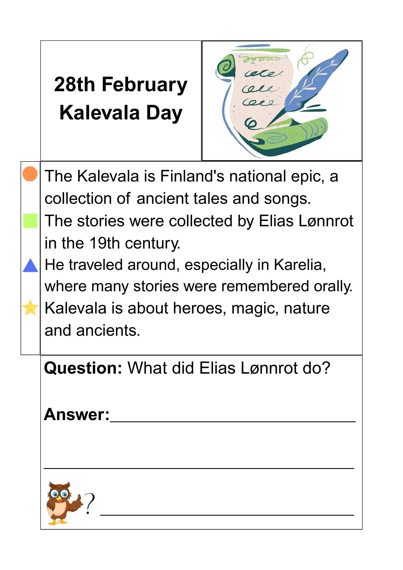 Month of february - factual texts + smal task about anniversaries and cultural and religious events - Bilde 14