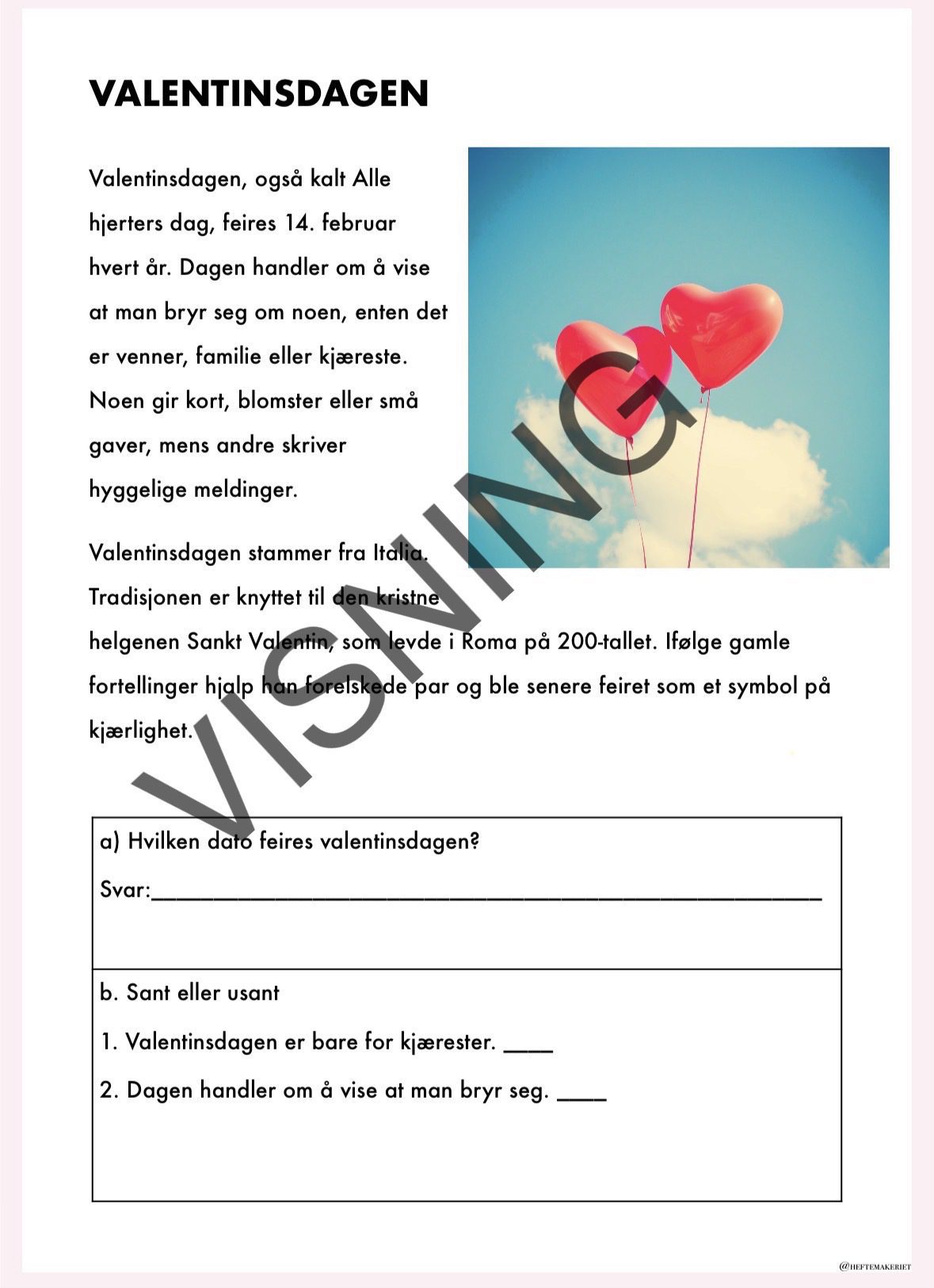 Februar Arbeidshefte - Bilde 2