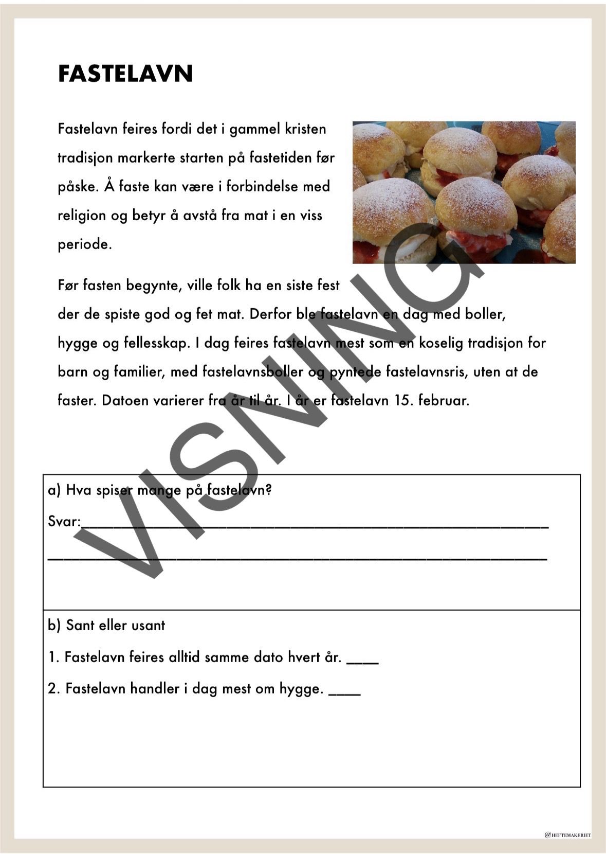 Februar Arbeidshefte - Bilde 3