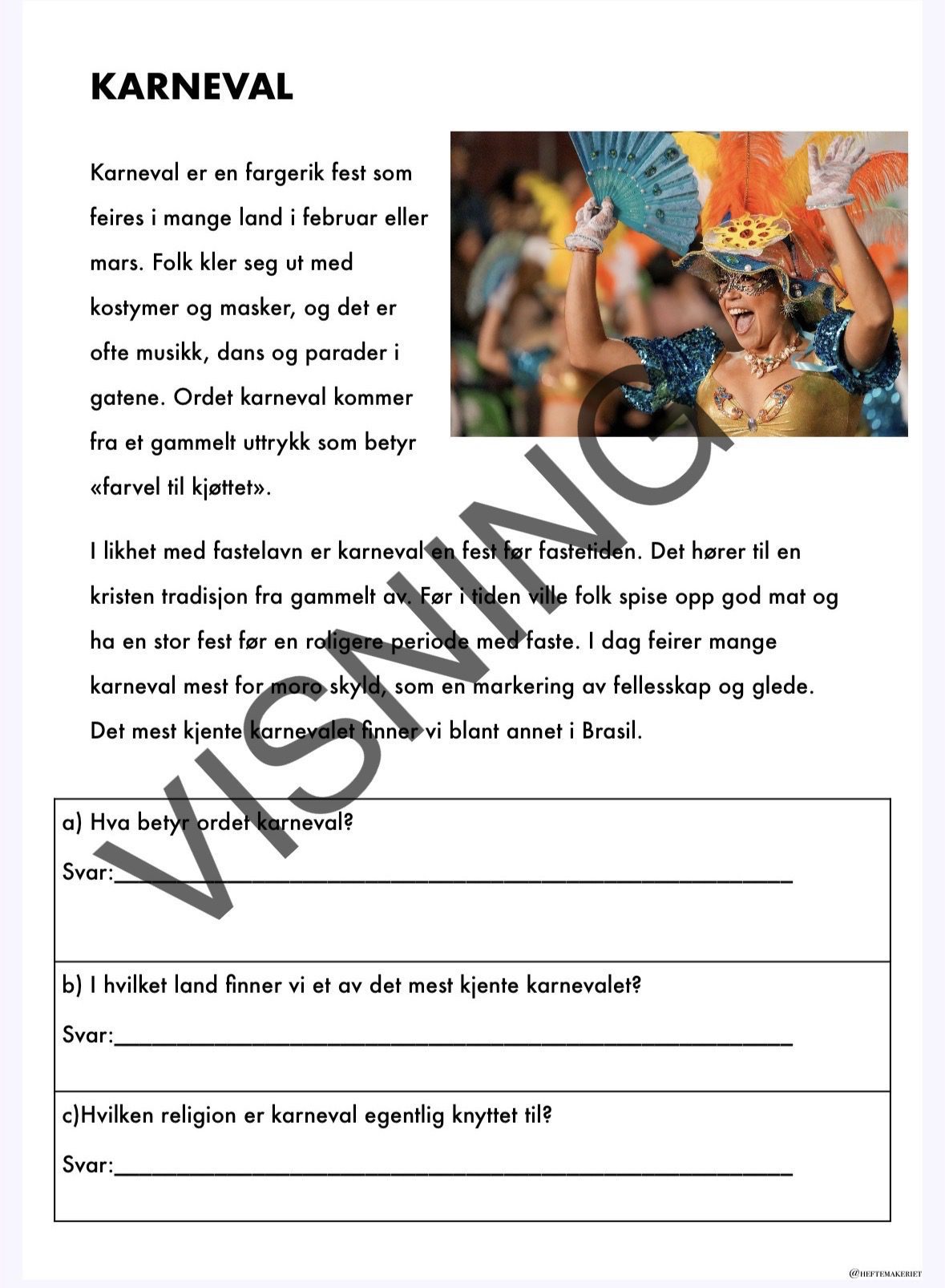 Februar Arbeidshefte - Bilde 4