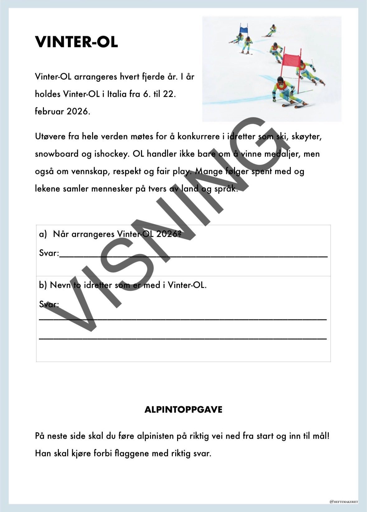 Februar Arbeidshefte - Bilde 5