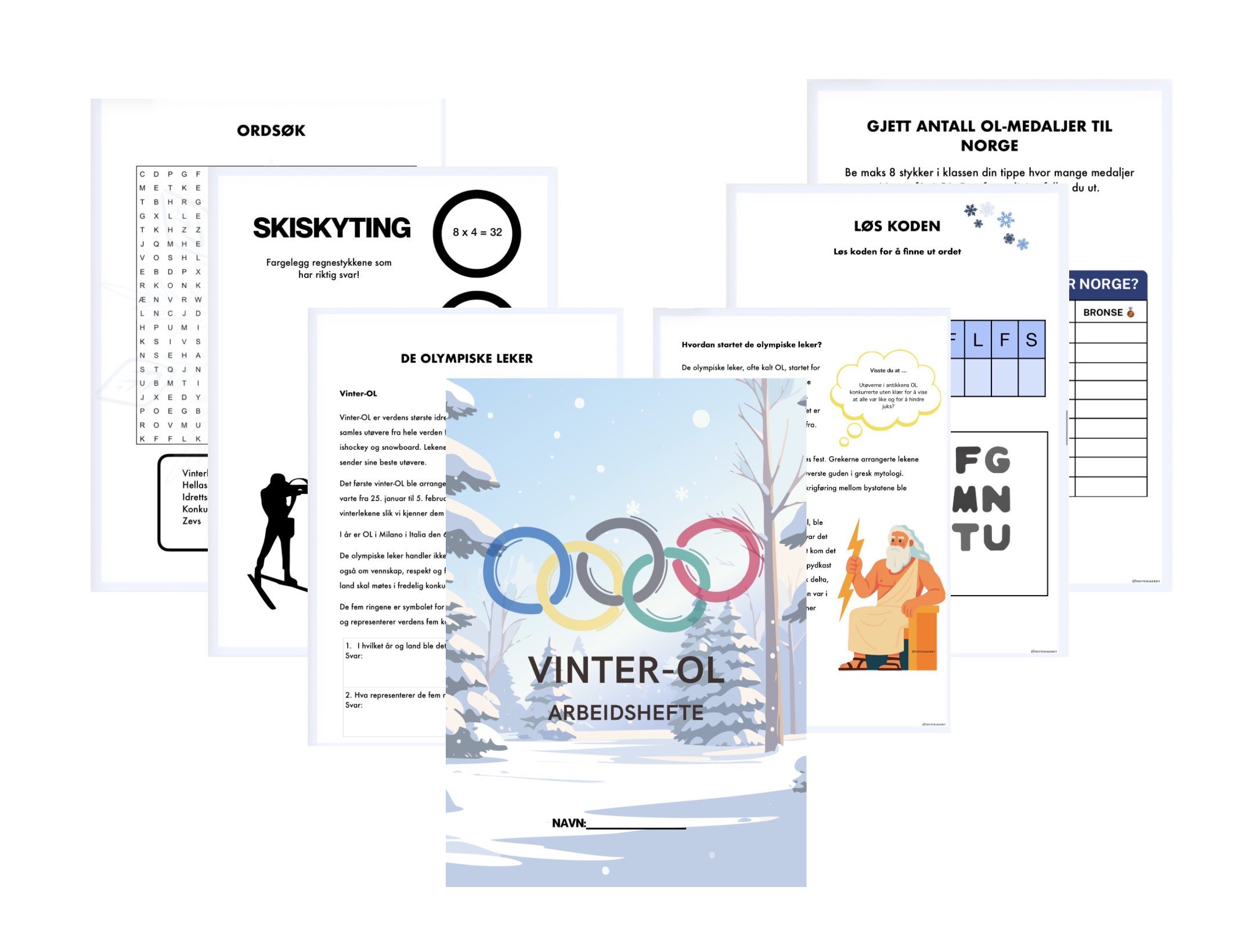 Vinter-OL Arbeidshefte