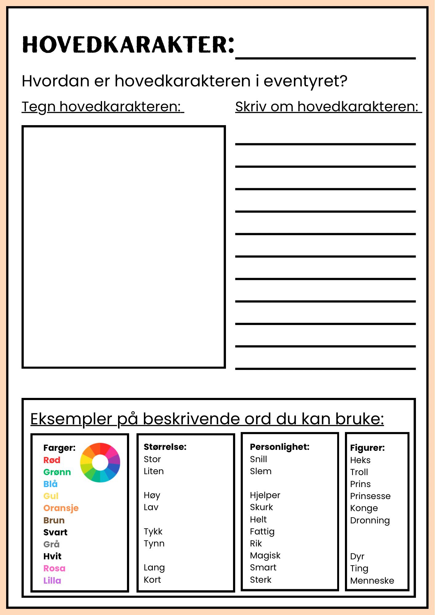 Arbeidshefte om eventyr - Bilde 5