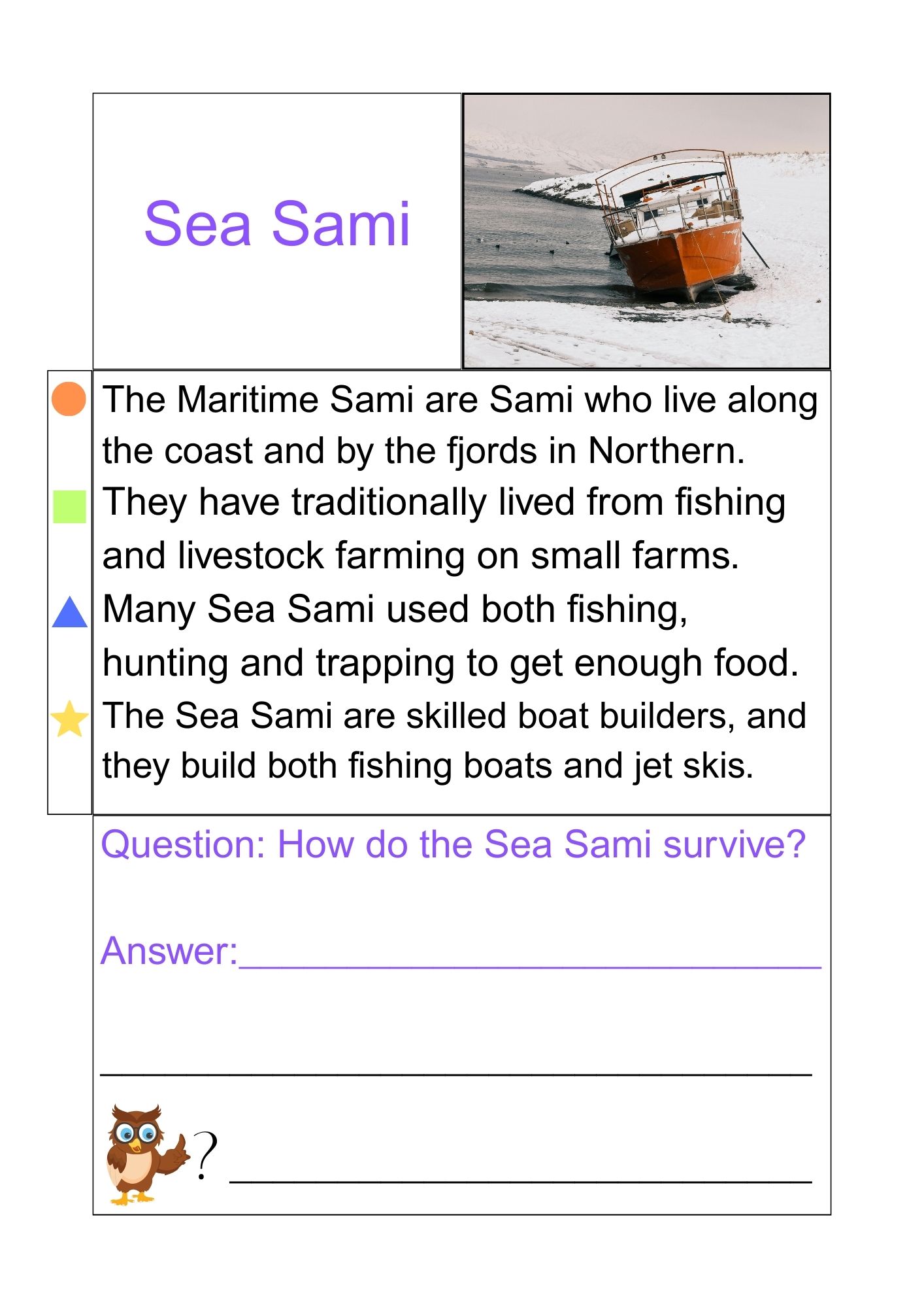 Read & answer 4 - short text assignments - The Sami language, culture, and traditions - Bilde 12