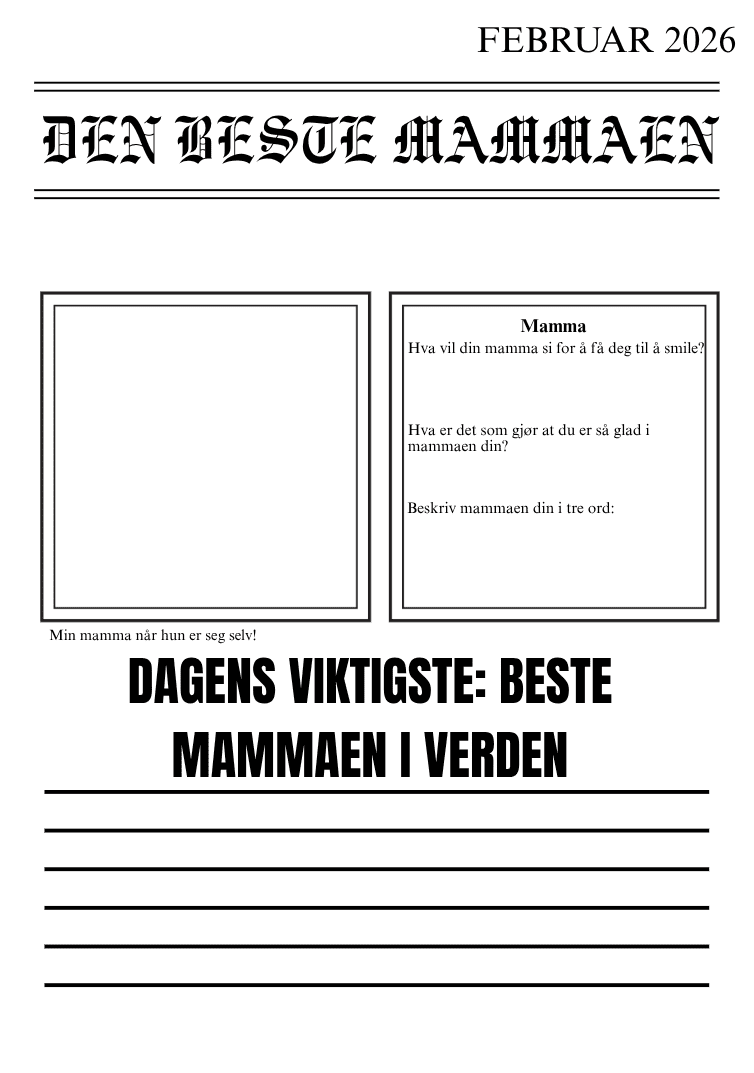 Den beste mammaen i verden