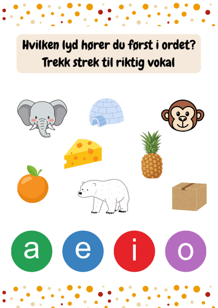 Arbeidshefte om vokalene - Bilde 7