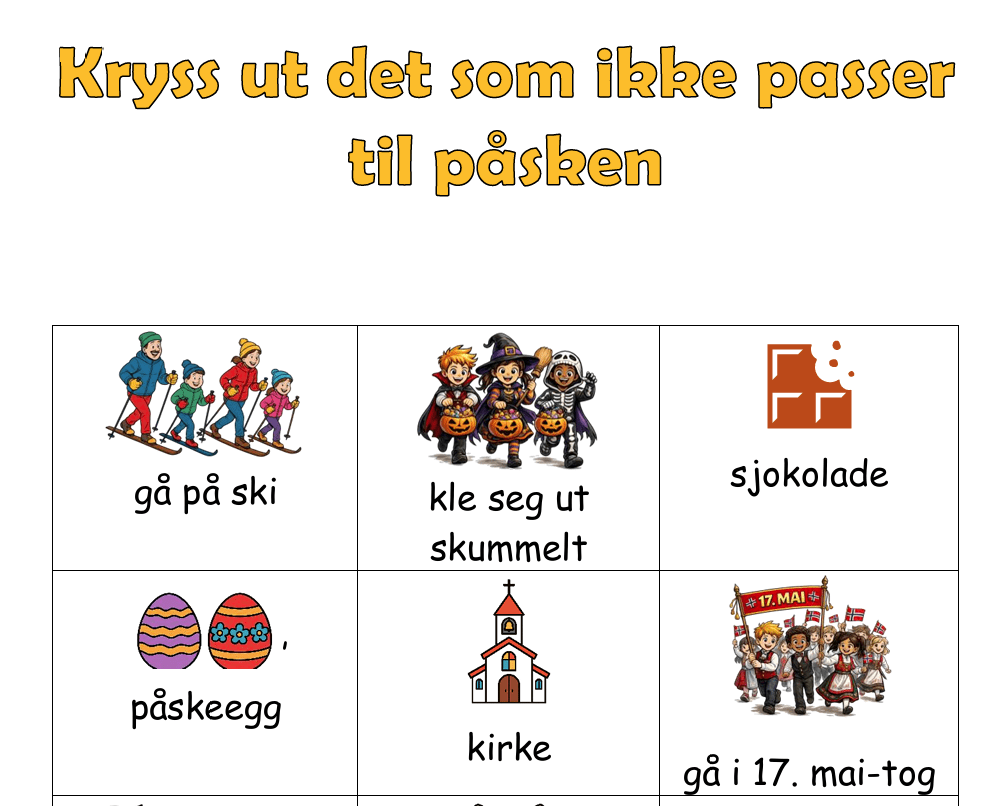 Påske arbeidshefte - Bilde 3