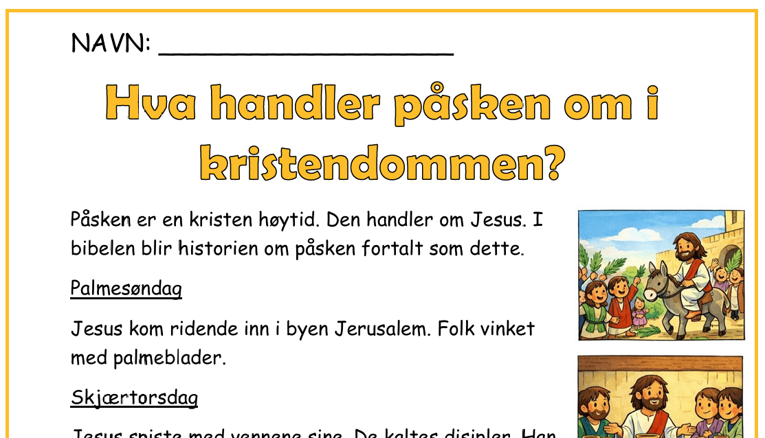 Påske arbeidshefte - Bilde 2